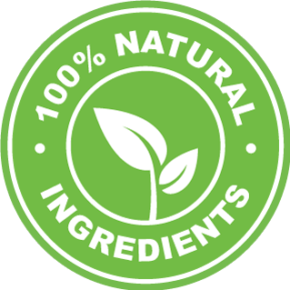 100% Natural ingredients icon